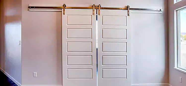 Glass Barn Door with Installation Hardware Kit Pico Rivera