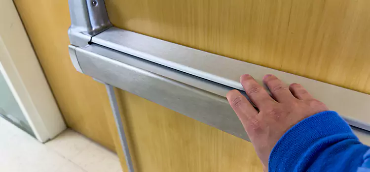 Installing a Push Bar on a Door Pico Rivera